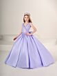 Tiffany Princess 13841 Bow Back V-Neckline Mini Pageant Dress