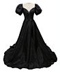 Ava Presley 42269 Puff Sleeve A-Line Tie Back Dress