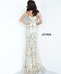 Jovani 63349 White Gold Dress