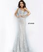Jovani 00353 Silver Prom Dress