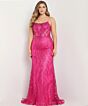 Jovani 23250 Corset Bodice Sequin Dress