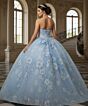Jovani Q43813 Strapless Sweetheart Neck Quinceanera Dress
