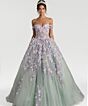 Jovani Q46665 Illusion Bodice Off The Shoulder Sweet 16 Gown