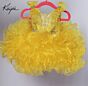 Sugar Kayne C229 Bow Strap Ruffle Skirt Dress
