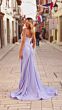 Amarra 88760 Beaded Neckline High Slit Dress
