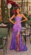 Amarra 88783 Paillettes Skirt Lace-Up Sequin Dress