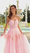 Amarra 88874 Ruched Corset Strapless Dress