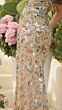 Amarra 94003 Plunging Neckline Embellished Dress