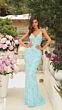 Amarra 94010 Spaghetti Straps Embellished Dress