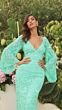 Amarra 94037 Bell Sleeves Bare Back Dress