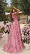Amarra 94044 Square Neckline Floral Print Dress