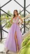 Amarra 94052 Plunging Neckline High Slit Dress
