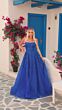 Amarra 88258 Lace Corset Strapless Embroidered Dress