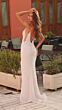 Amarra 88280 Sheer Sides Lace-Up Back Embellished Dress