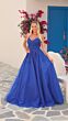 Amarra 88415 Sweetheart Neckline Embroidered Glitter Dress