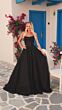 Amarra 88416 Scoop Neckline Lace Corset Embroidered Dress