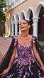 Amarra 54318 Cape Sleeve Sweetheart Neck Quinceanera Dress