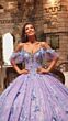 Amarra 54229 Cold-Shoulder Flutter Sleeve Bow Back Dress