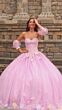 Amarra 54234 Applique Bodice Removable Sleeve Dress