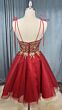 LaDivine Dress CD0188 Bow-Tie Spaghetti Straps Cocktail Dress