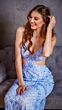 Lara 9989 Spaghetti Straps Cutout Dress