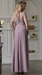 Marsoni M351 Short Sleeve A-Line Chiffon Skirt Dress