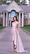 Marsoni MV1326 Side Streamer Asymmetric Neck Dress