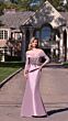 Marsoni MV1333 Off The Shoulder Peplum Dress