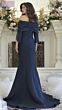 Marsoni MV1360 Mermaid Three-Quarter Sleeve Mikado Dress