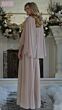 Marsoni MV1361 Cape Sleeve Chiffon V-Neck Dress