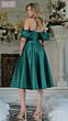 Marsoni MV1369 Off The Shoulder Midi A-Line Dress