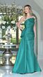 Rina Di Montella RD2750 Side Streamer Strapless Dress
