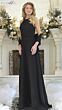 Rina Di Montella RD3304 Beaded Bodice A-Line Halter Dress