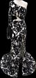 Ava Presley 40074 One-Shoulder Long Sleeve Sequin Dress