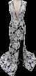Ava Presley 40075 Sequin Plunging Halter Neck Dress