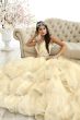 House of Wu 26880 Tiered Skirt Quinceanera Dress
