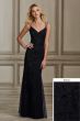 Adrianna Papell 40148 Open V-Back Bridesmaid Dress - Stock Only