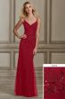 Adrianna Papell 40148 Open V-Back Bridesmaid Dress - Stock Only