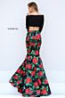 Sherri Hill 50584 Floral Skirt Two Piece Dress