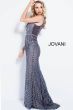 Jovani 55819 Embellished V-Neck Dress