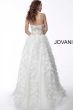 Jovani 62382 Feather Skirt Formal Dress