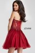 Jovani 55142 Illusion Corset Embellished Dress