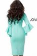Jovani 59992 Off-The-Shoulder Knee-Length Evening Dress
