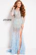 Jovani 37580 Feather Skirt Pageant Dress