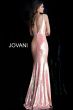 Jovani 65070 Plunging V-Neck Sequin Formal Gown