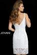 Jovani 66769 V-Neck Beaded Short Dress