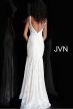 Jovani JVN62490 Trumpet-Style Lace Formal Gown