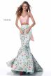 Sherri Hill 51943 Ruched Crop Top 2 Piece Party Dress