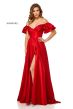 Sherri Hill 52469 Ruffle Sleeve Long Party Dress