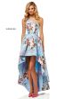 Sherri Hill 52489 High Low Floral Print Dress